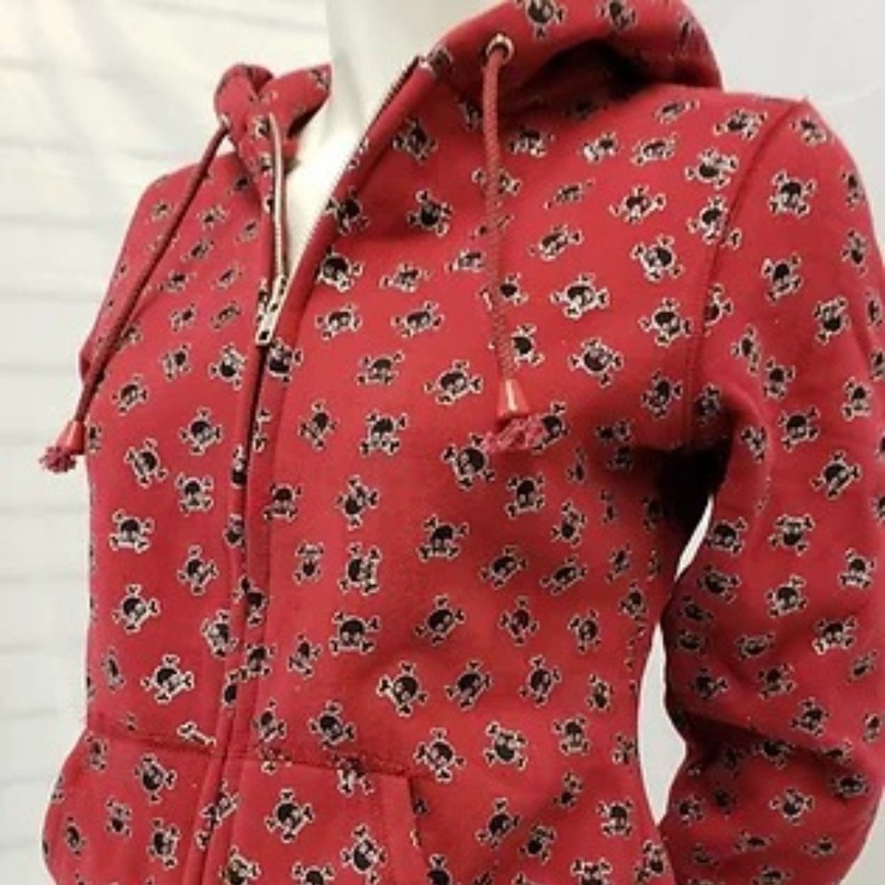 New Glitter Skull & Crossbone Hoodie